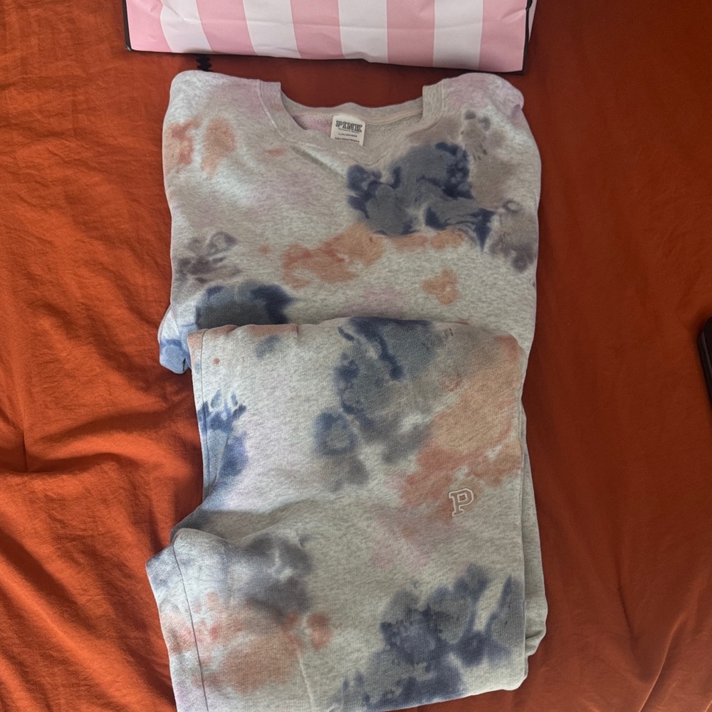 PINK Victoria's Secret Tie-Dye Track Pants